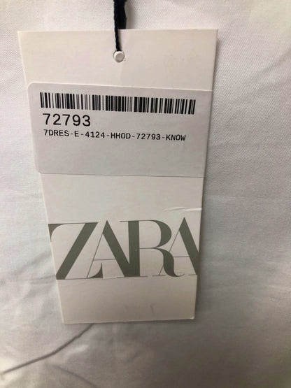 ZARA White Corset Style Dress Medium