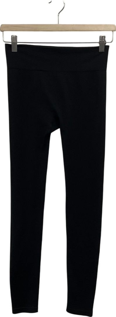 New Look Black Seamless High Waist Leggings UK S