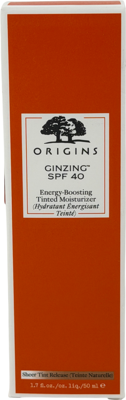 Origins Ginzing Spf 40 Energy-boosting Tinted Moisturizer 50ml