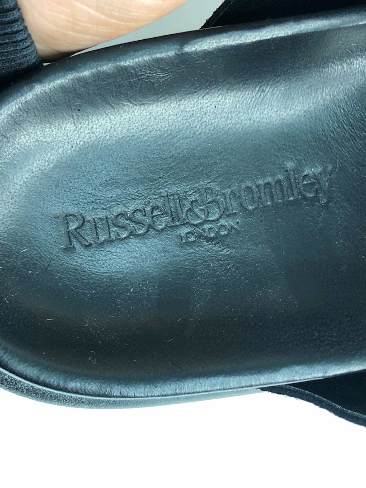 Russell & Bromley Black Swarovski Embellished Sandals EU 40 UK 7