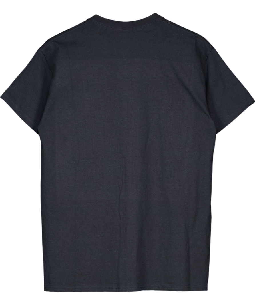 Black Everybody's Welcome In My House Embellished T Shirt UK M