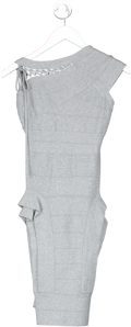 Herve Leger Grey bandage Cocktail Dress UK XS