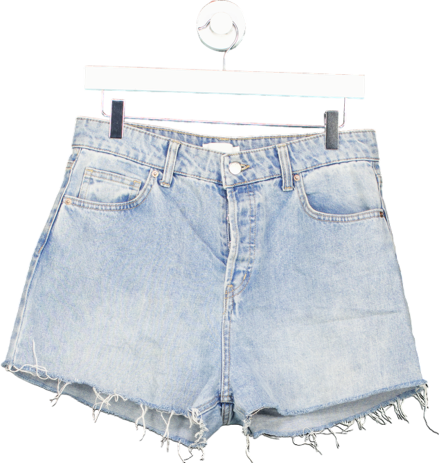 H&M Light Blue Denim Shorts UK S