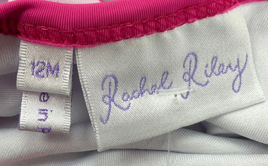 Rachel Riley Pink Sunglasses Frill Rash Guard 1 Year