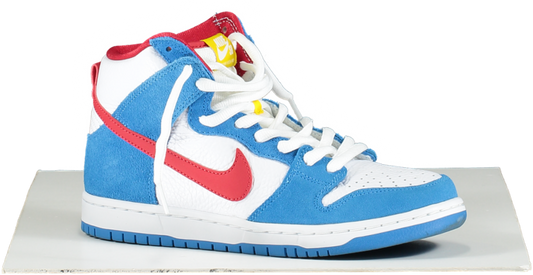 Nike Blue Sb Dunk High Doraemon Trainers UK 6 EU 39 👠