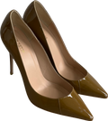 House of CB Brown Paris 4” Patent Leather Pointy Toe Heels UK 8 EU 41 👠