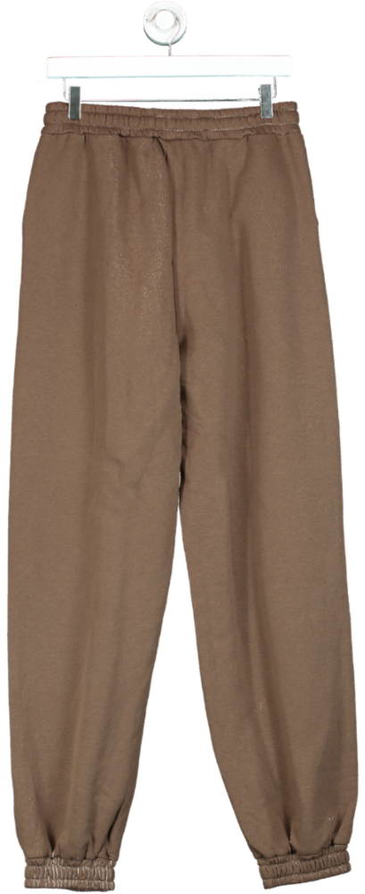 NA-KD Brown Straight Sweatpants UK M