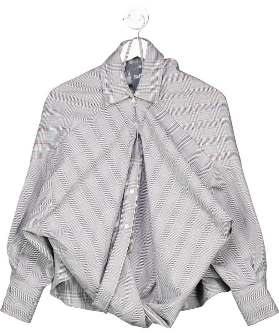 ZARA Blue Oversized Poplin Shirt UK M