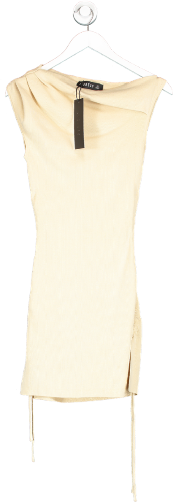 Lioness Cream Original Sin Mini Dress UK XS