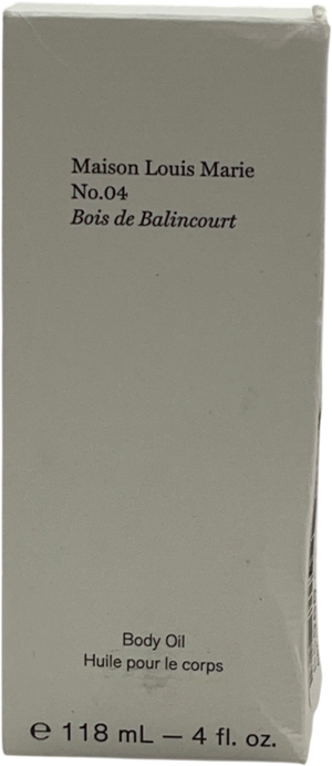 maison louis marie Body Oil No.04 Bois De Balincourt 118ml