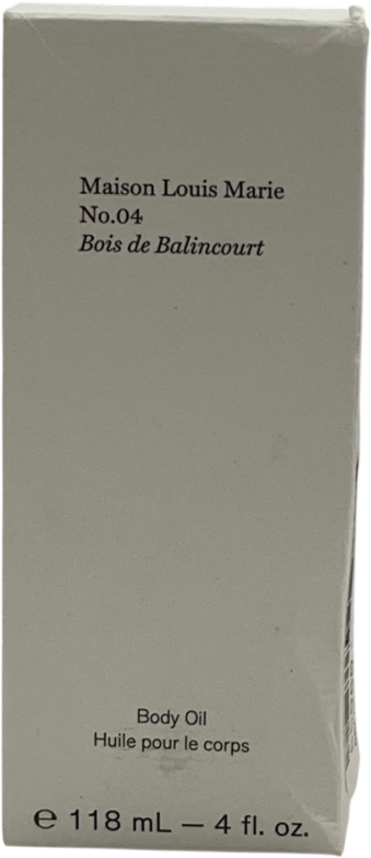 maison louis marie Body Oil No.04 Bois De Balincourt 118ml