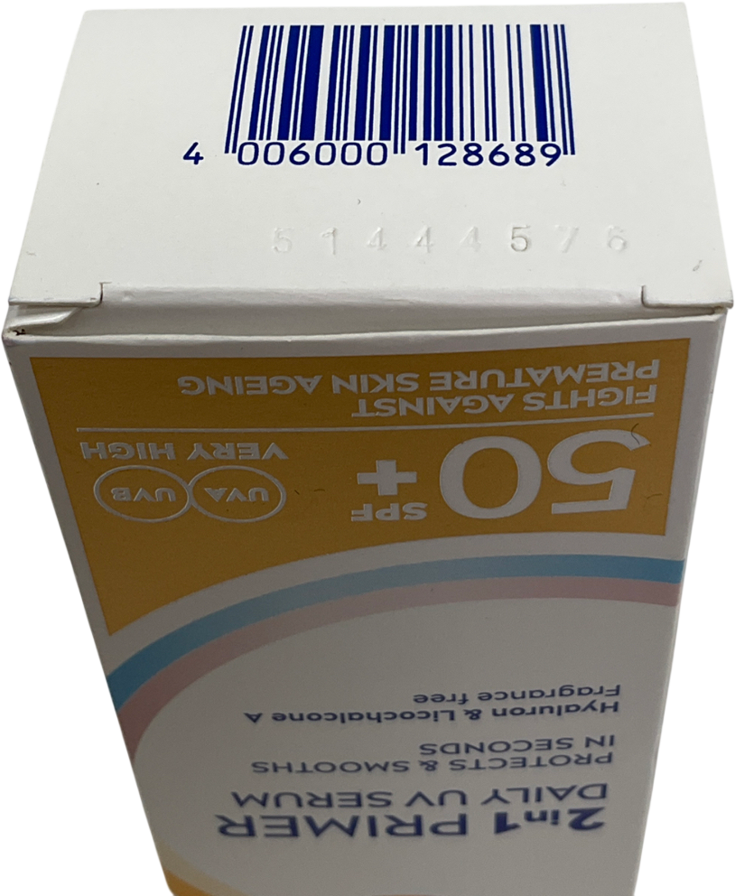 Nivea Sun Uv Face 2in1 Daily Primer Face Serum Spf50+ 30ml