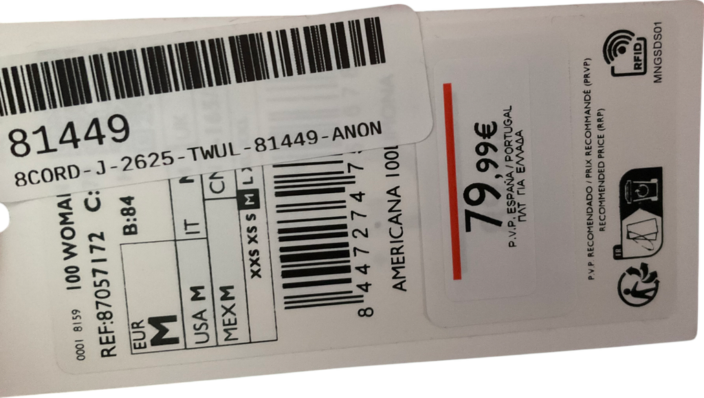 MANGO Tailored Straight Leg Linen Trouser And Jacket  Co-ord In Red UK M