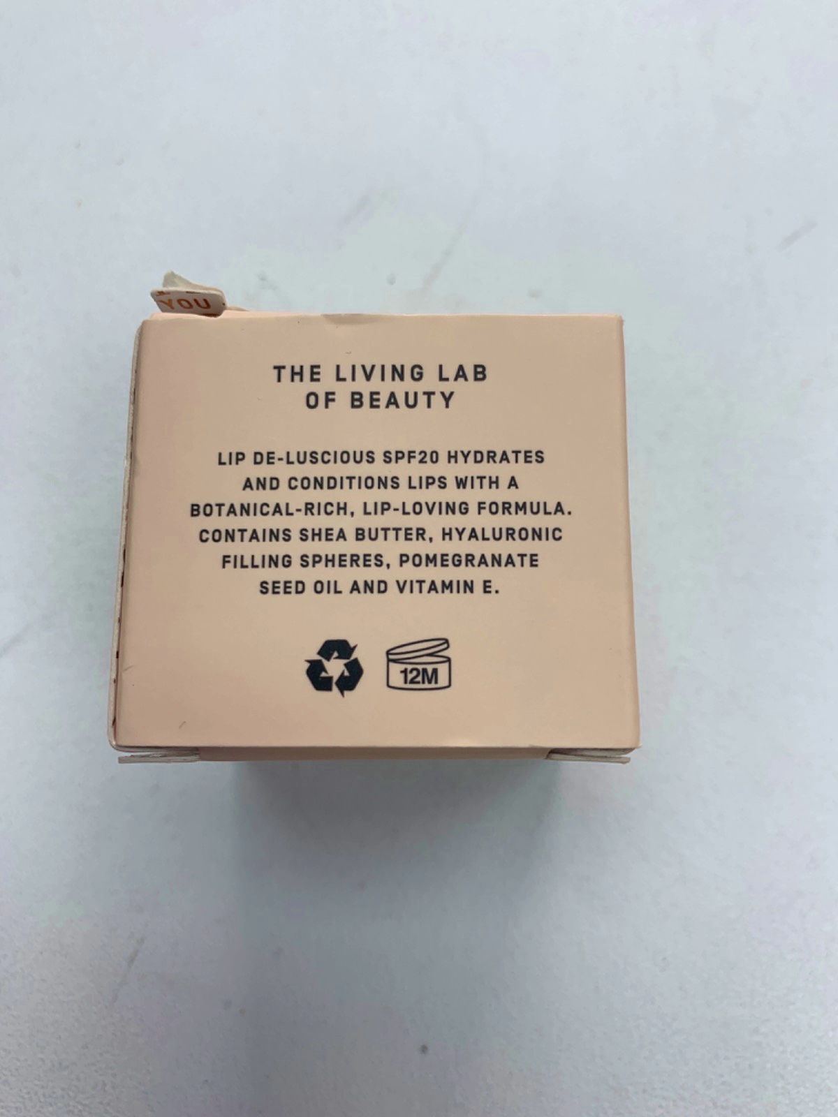 Mecca Cosmetica Lip De-Luscious SPF20 Lip Protectant On-The-Go Hydration Glossy Pink Tint 10ml