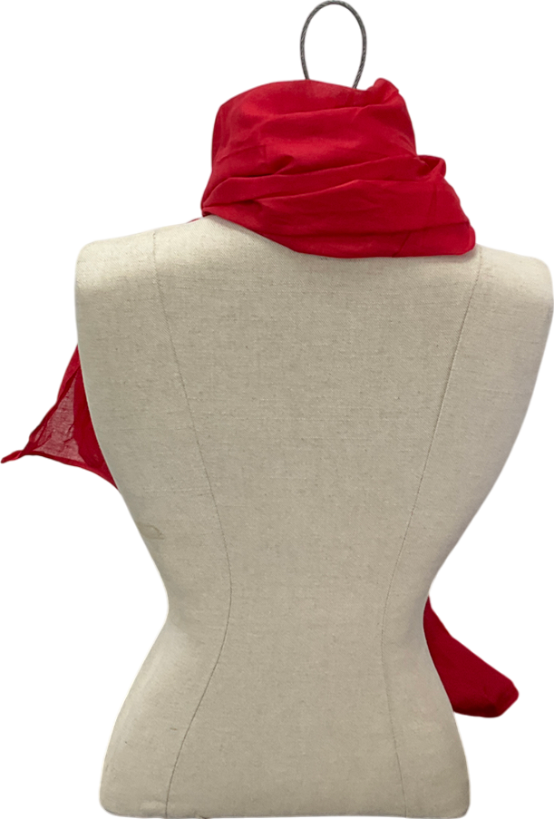 Cherry Red Scarf One Size