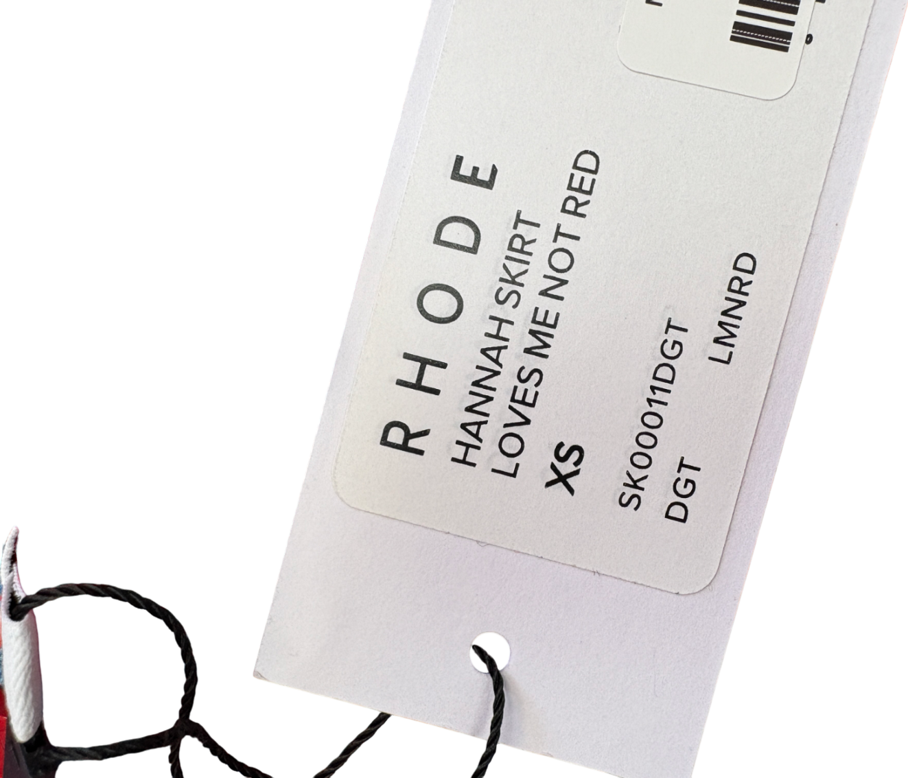 Rhode Red Hannah Loves Me Not Mini Skirt UK XS