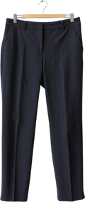 WHISTLES Navy Blue Tailored Smart Trouser UK 12