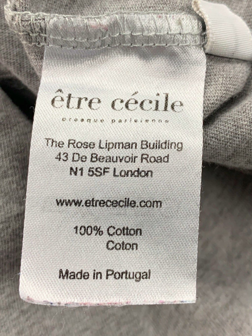 Etre Cecile Grey JE PARLE FRANÇAIS T-Shirt UK S