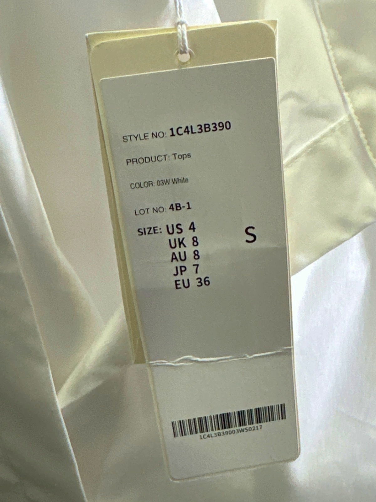 Goelia White Short Sleeve Blouse UK 8