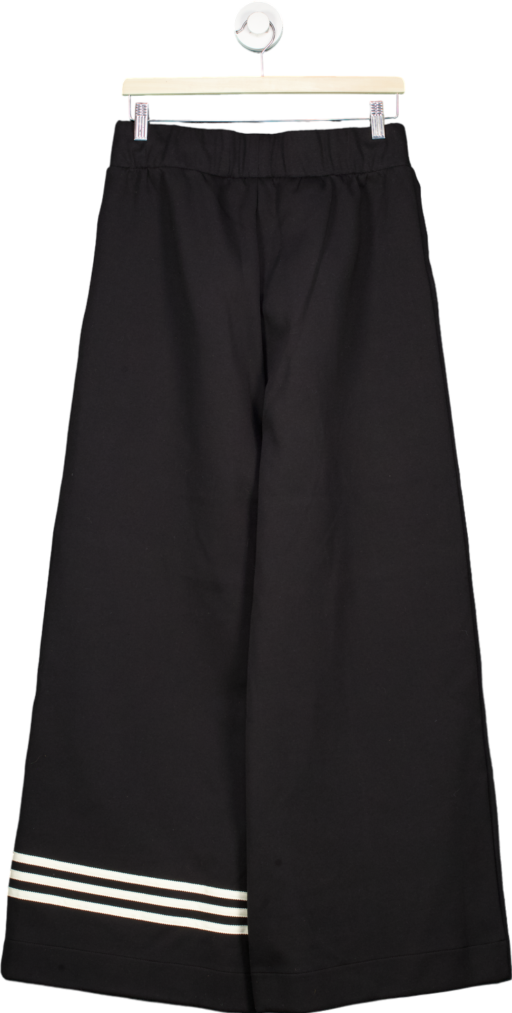 Adidas Black Wide-leg Trousers UK L
