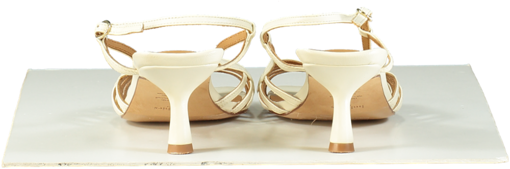 Bobbies Beige Strappy Heeled Sandals UK 8 EU 41