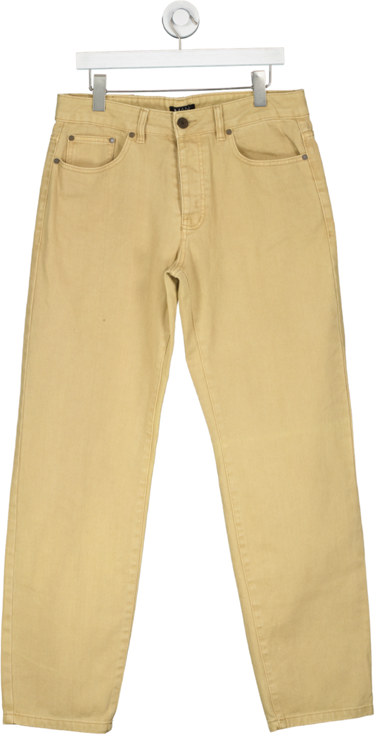 boohooMan Beige Relaxed Fit Jeans W32