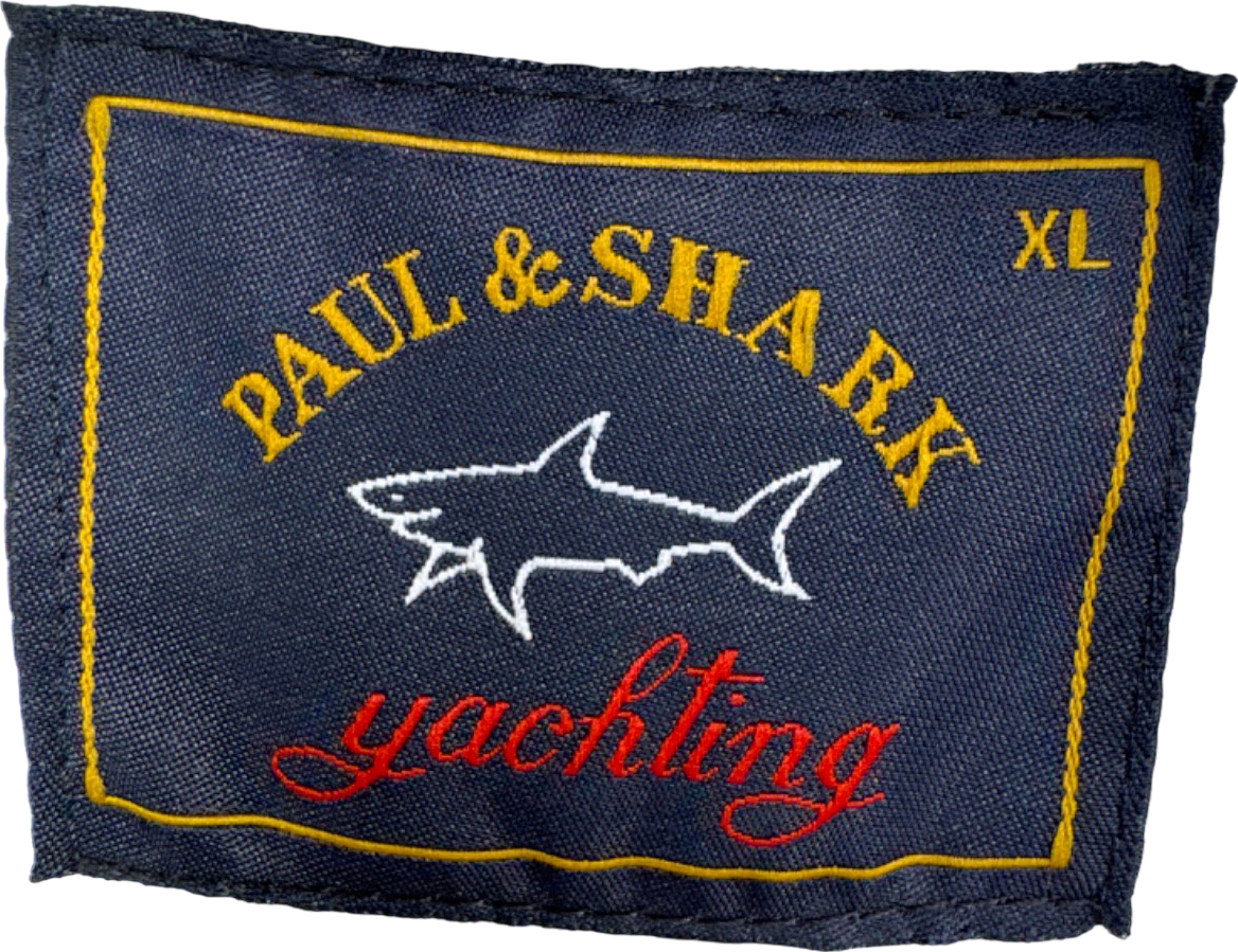 Paul & Shark White Yachting Windbreaker Jacket UK XL