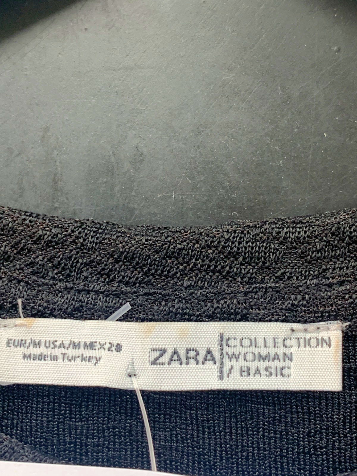 Zara Black Basic Sleeveless Top M