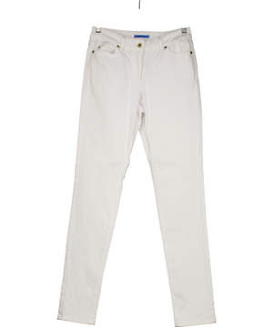 J McLaughlin White Lexi Skinny Jeans UK 6