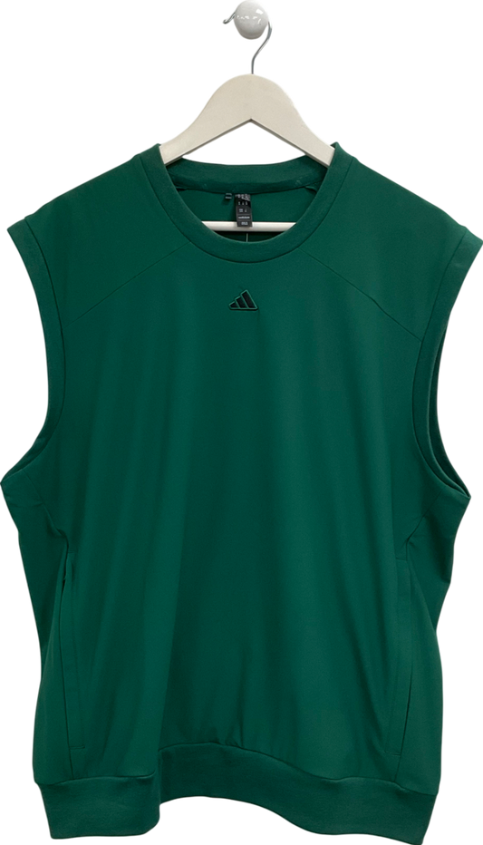 adidas Green Go To Golf Vest UK M