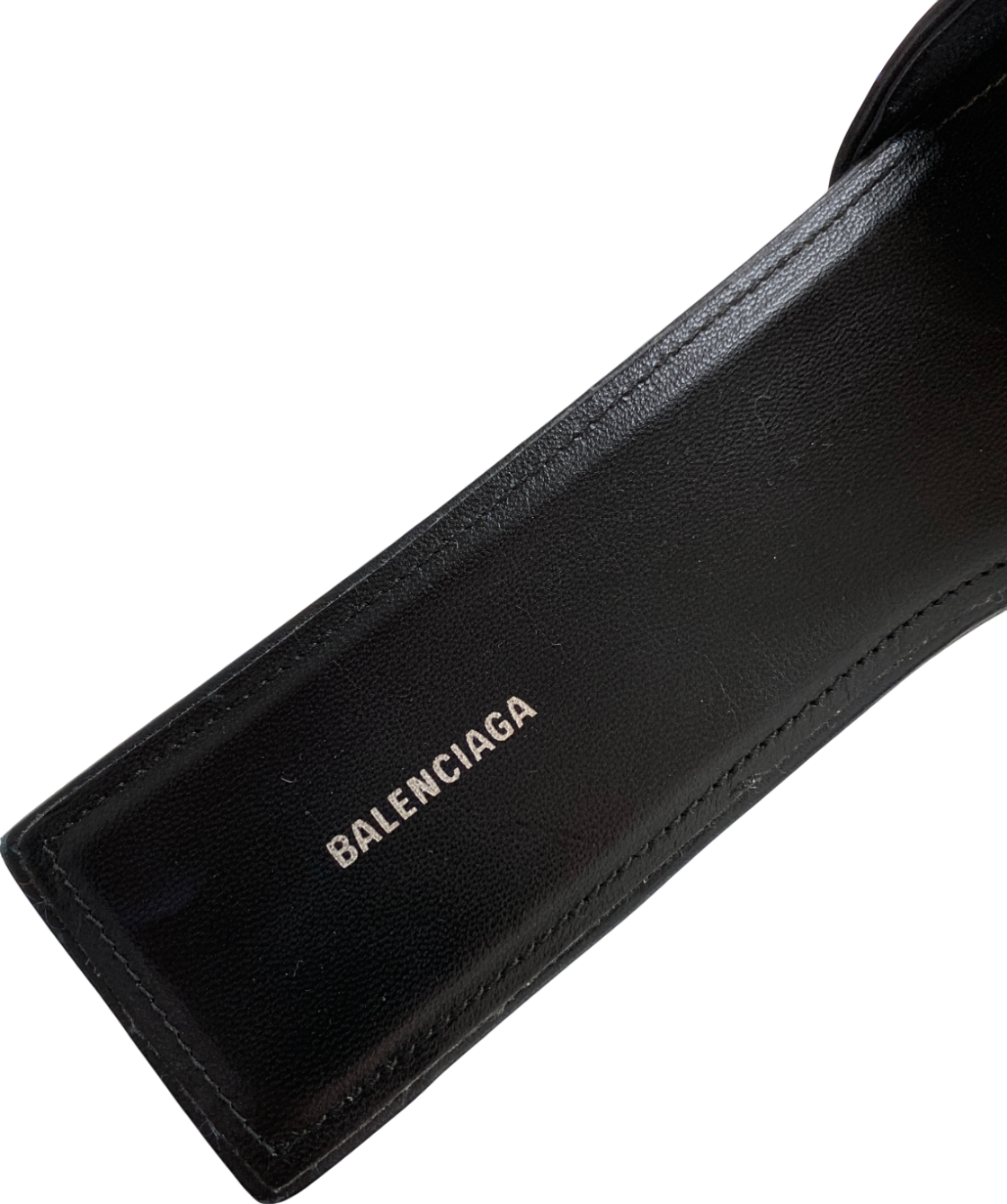 Balenciaga Black Calfskin Square Bow Mules UK 6 EU 39 👠