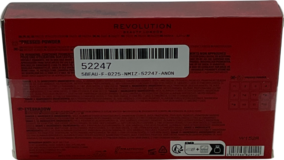 Revolution Truly Sinful Eyeshadow Palette 12x 1g