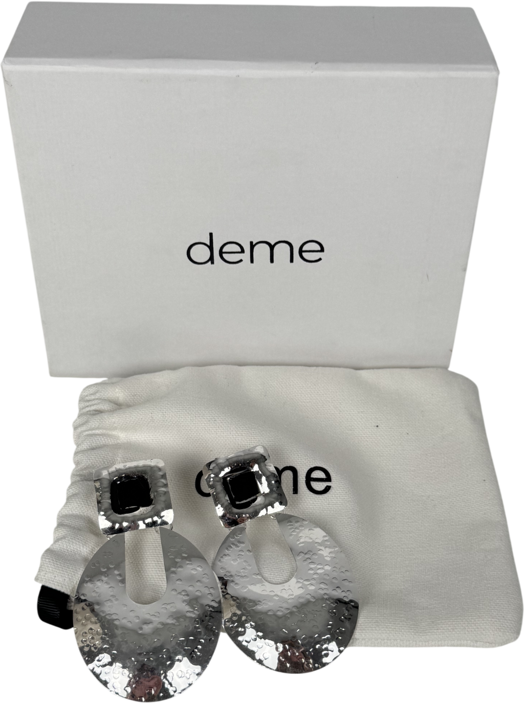 Deme Metallic Eda Sculptural Earrings