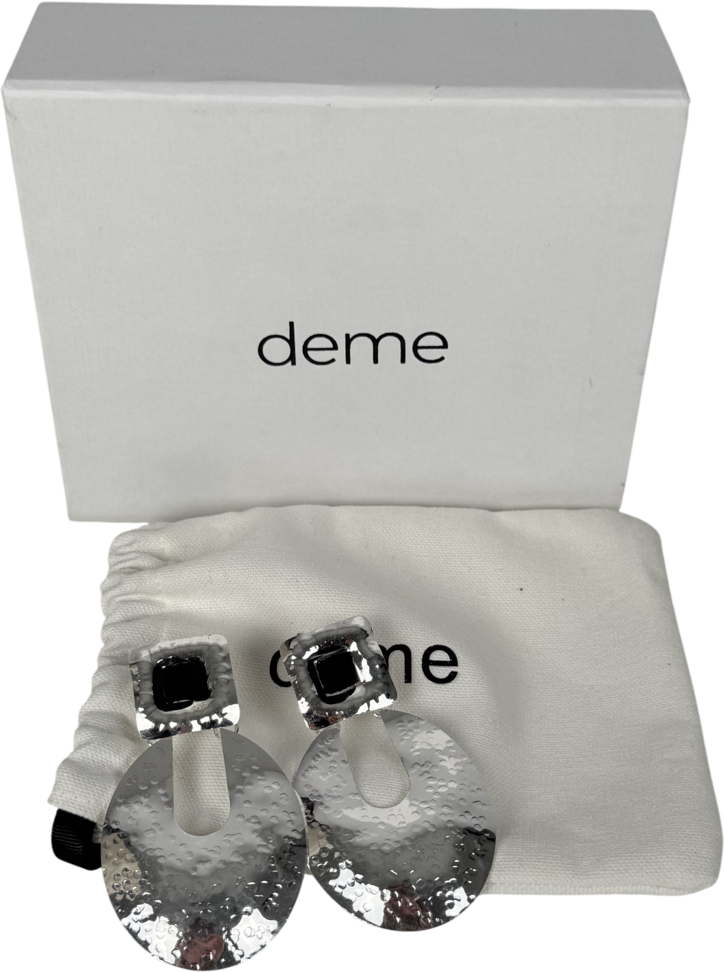 Deme Metallic Eda Sculptural Earrings