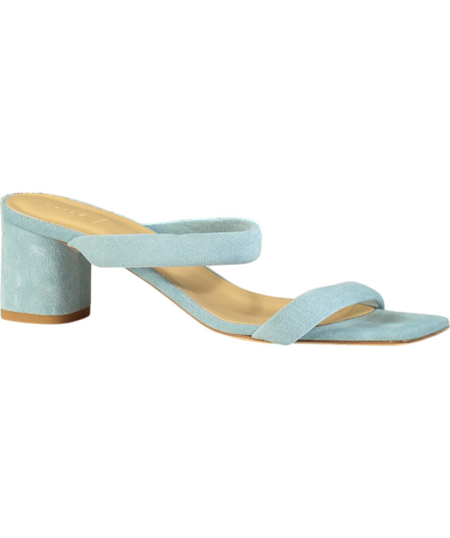 AEYDE Blue Suede Anni Sandal UK 6 EU 39 👠