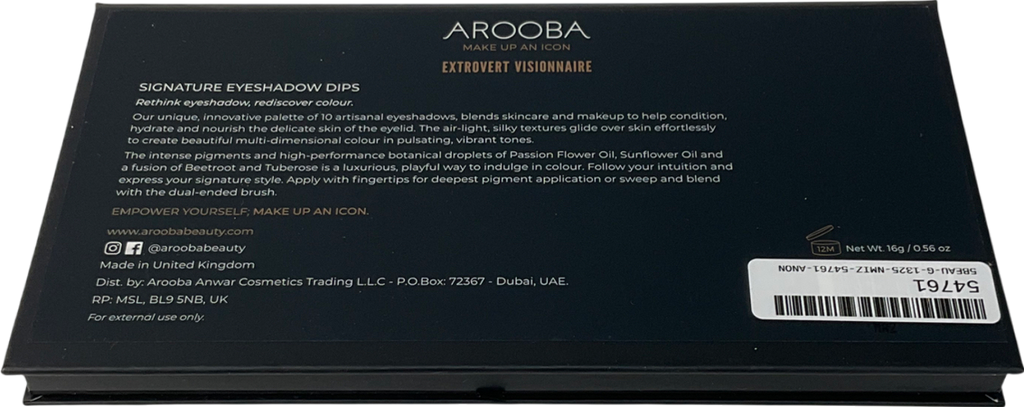 arooba Eyeshadow Dips Extrovert 16g