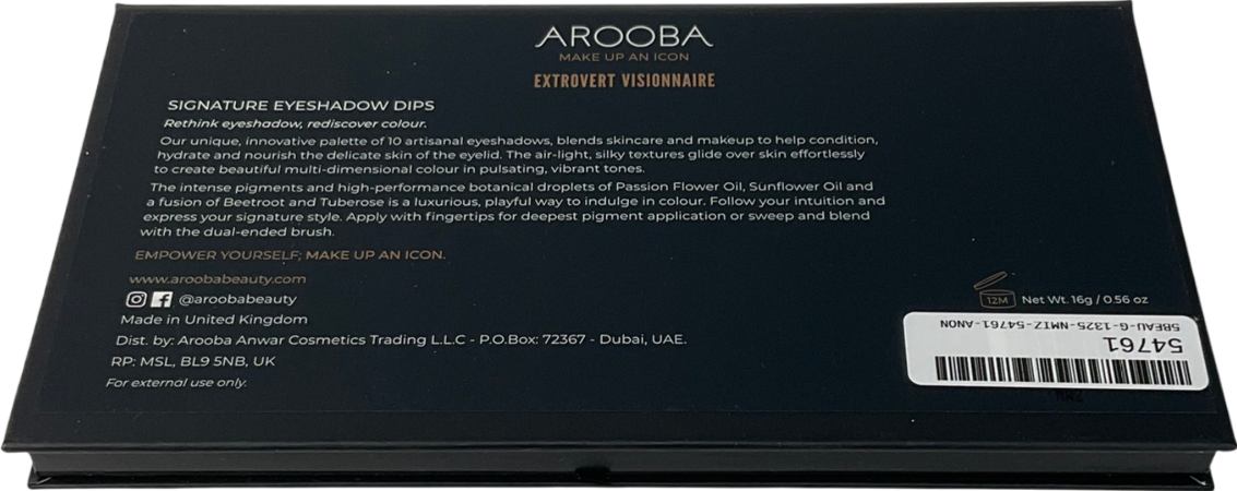 arooba Eyeshadow Dips Extrovert 16g