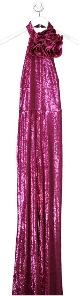 Nadine Merabi Pink Cecille Jumpsuit UK S/M
