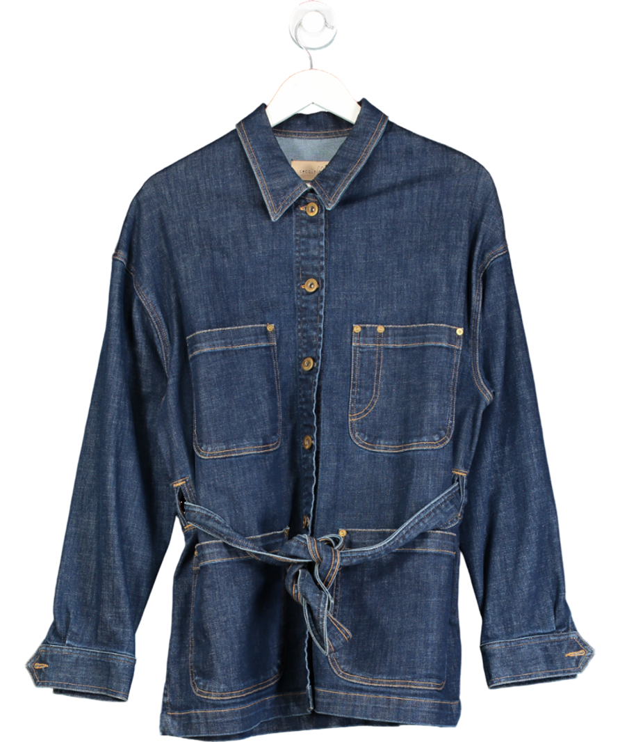 sessun Blue Denim Coat UK M