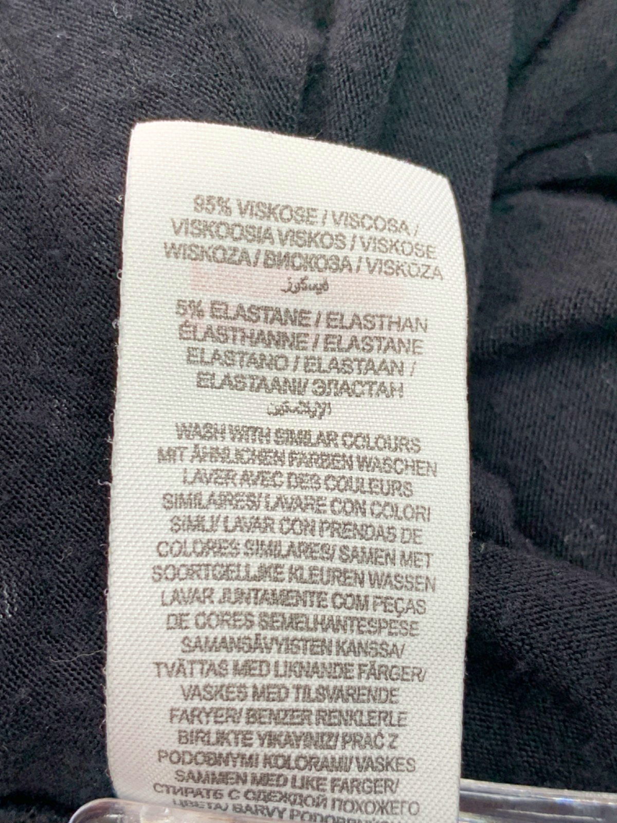 Yours Black Polka Dot Long Sleeve Dress UK 22-24