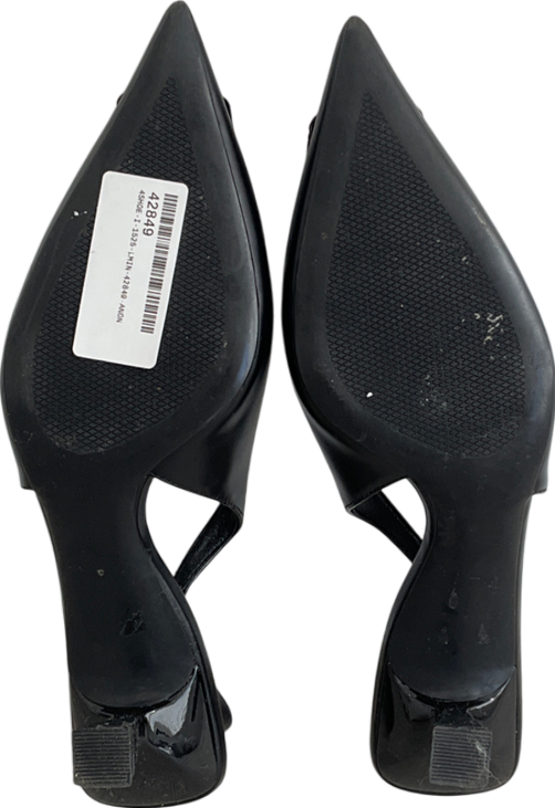 stephan paris Black Sling Back Heel Pumps UK 6 EU 39 👠