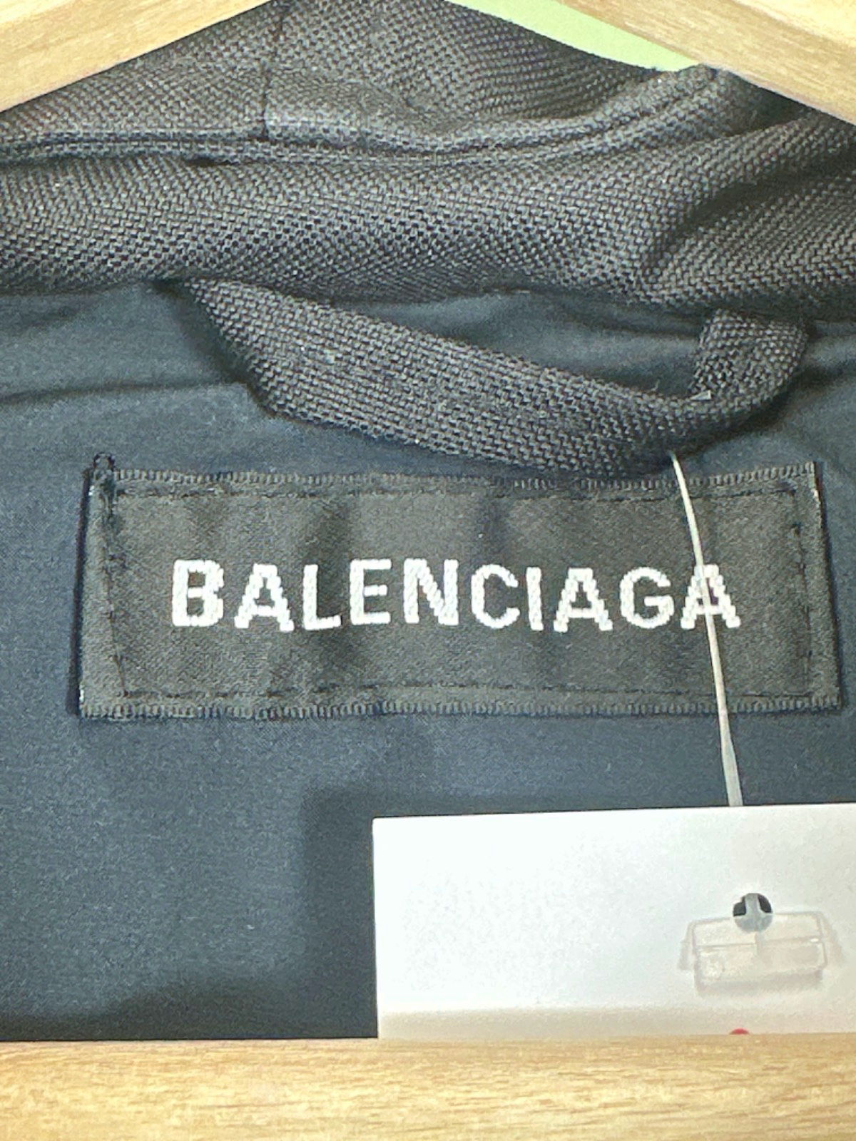 Balenciaga Black Embroidered Bomber Jacket UK XXL