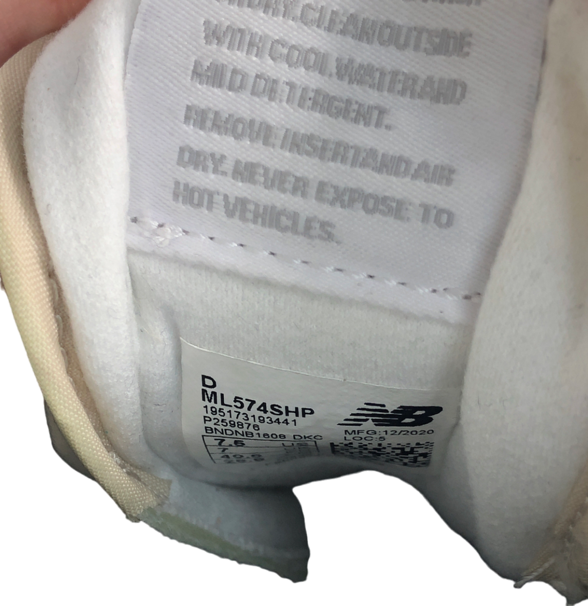 New Balance 574 Shoes Black Olive Mushroom UK 7 EU 41 👞