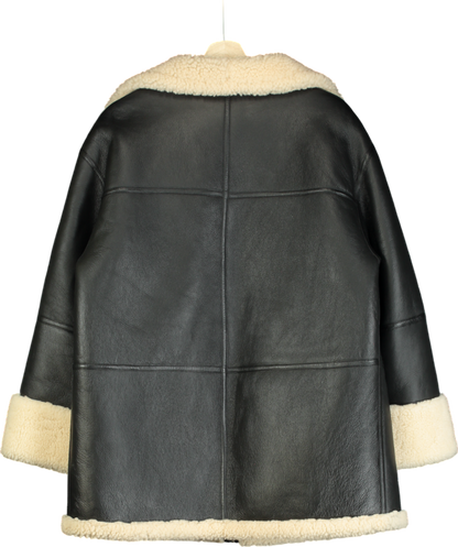 Totême Black Oversized Signature Sterling Jacket UK XS/S