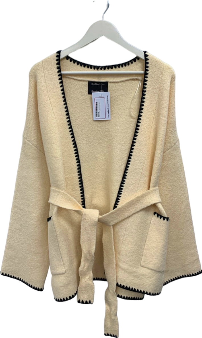 River Island Cream Cardigan UK M