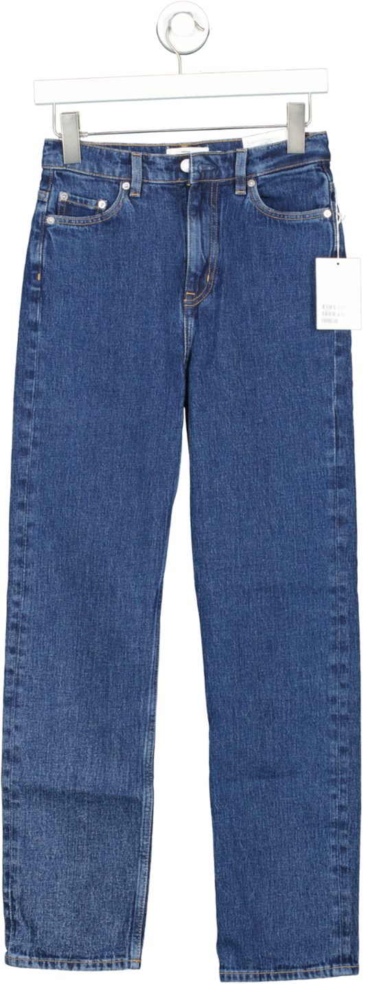 & Other Stories Blue Mid-blue Favourite Cut High Waist Slim Leg Jeans BNWT W26