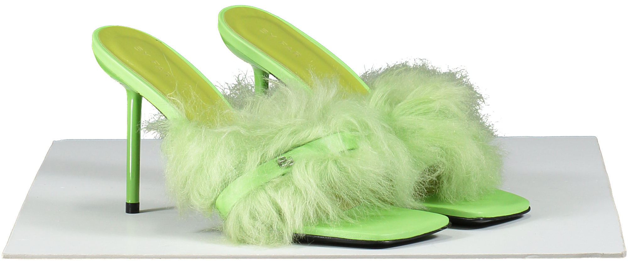 BY FAR Green Kenny Fresh Toscana Mule UK 5 EU 38 👠