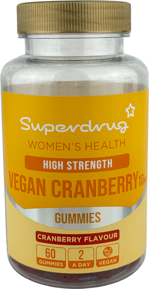 Superdrug Cranberry Gummies X60