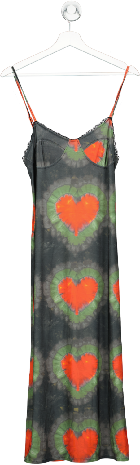 Omighty Multicoloured One Love Long Dress UK S