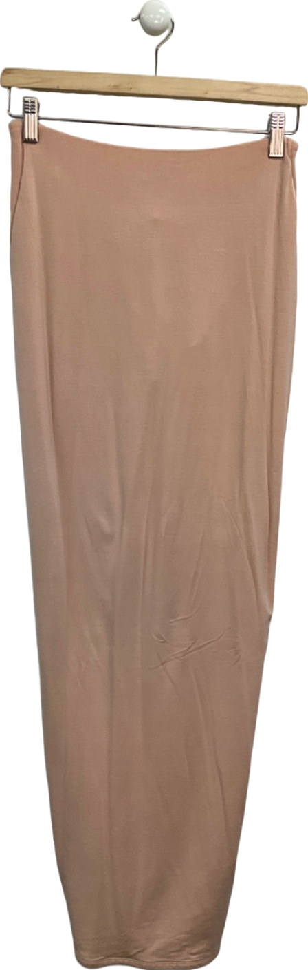 Oh Polly Nude Midi Skirt UK 10